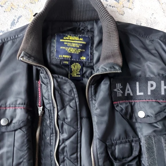 Alpha Industries Bomber Jacket. - Picture 3 of 5